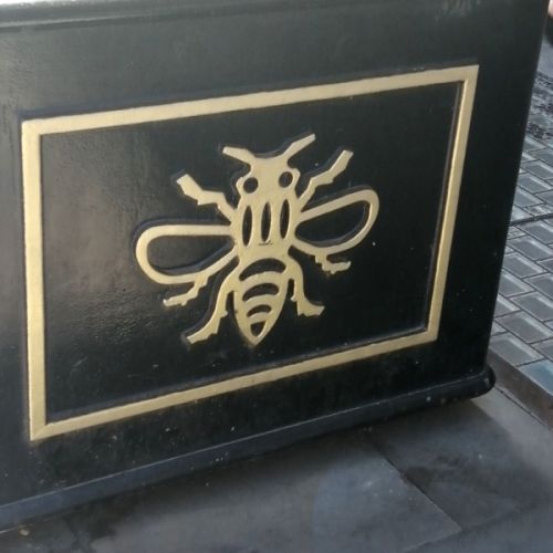 Manchester bee, the emblem of Manchester city